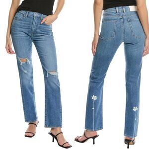 7 For All Mankind Womens Easy Slim in Dream/Destroy Size 25